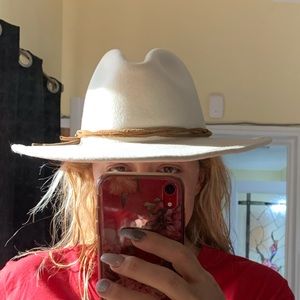 Felt Cream Western Stetson Gus Hat L